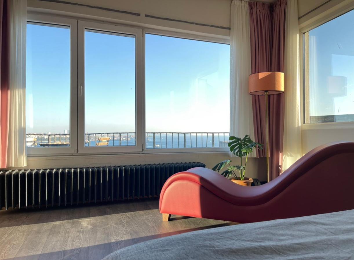 Art Loft , 270* Full Sea View In Cihangir Appartement Istanboel Buitenkant foto