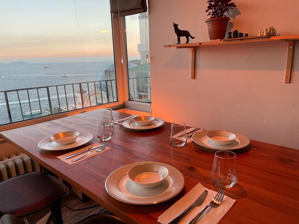 Art Loft , 270* Full Sea View In Cihangir Appartement Istanboel Buitenkant foto